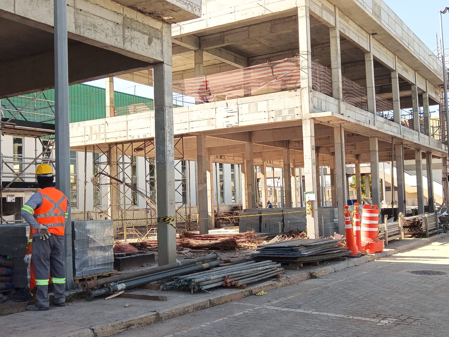 Fachada da obra — Consórcio EESB Tamanduateí