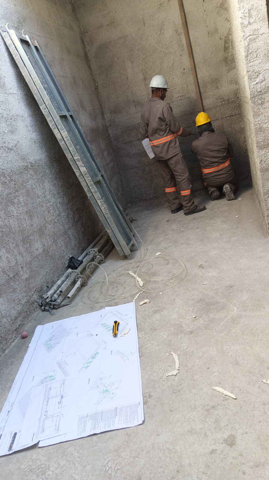 Conferência de projeto técnico em obra — Consórcio EESB Tamanduateí
